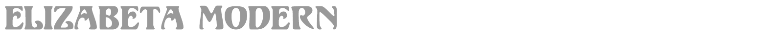 Elizabeta Modern font preview